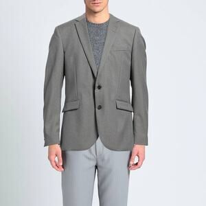 Tiger of Sweden Gray Blazer Fully Lined Size 54 Mens Coat Jacket Dress Wool